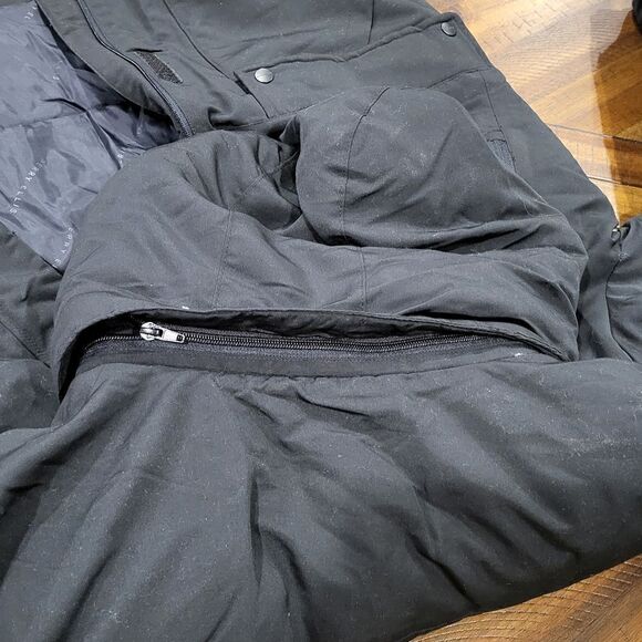 NWT Perry Ellis Black Field Jacket with removable hood Mens XL - Picture 4 of 15
